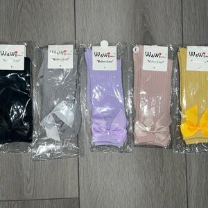 Mother & Me Bow Socks Set